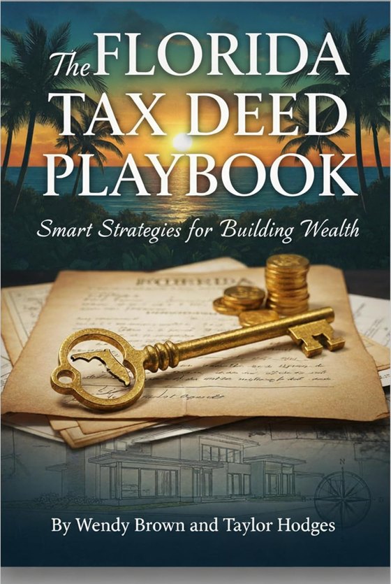 Cover of The Florida Tax Deed Playbook by Wendy Brown and Taylor Hodges